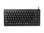 CHERRY Compact G84-4100LCADE-2, Combo (USB + PS/2), DE klaviatuur kontorisse USB + PS/2 QWERTY must