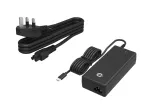 Conceptronic OZUL03BUK 100W GaN lauaarvuti USB PD laadija, sisseehitatud USB-C kaabel, UK pistik