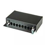Seinale kinnitatav patch-paneel ROLINE Cat.5e 8 porti STP must