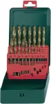 Puurikomplekt Metabo 627156000 &mdash; HSS, TiN-kattega, 19 osa