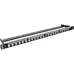 T&uuml;hi 19-tolline patch-paneel InLine 76824C, 24 porti RJ45 v&otilde;tmeelementidele, 0,5U, must