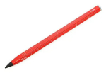 Mehaaniline pliiats TROIKA CONSTRUCTION ENDLESS HB Red Aluminium