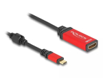DeLOCK USB USB-C HDMI-adapter 8K 60 Hz HDR punane