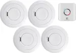 Suitsuanduri komplekt ei electronics 5-pack, 10-aastane suletud aku, &uuml;hendatav