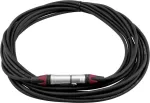 PSSO XLR-kaabel 3-kontaktiline, 10 m, must, Neutrik-pistikud