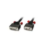 Lindy 1m DVI-A/VGA-kaabel VGA (D-Sub) Must