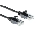 ACT must 1,5-meetrine LSZH U/UTP CAT6 andmekeskuse &otilde;huke &uuml;henduskaabel RJ45-pistikutega