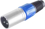 ShiverPeaks S/CONN maximum connectivity XLR pistik, sinine, 55002-B