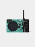 Lexon Tykho 3 X JMB raadio Bluetooth kaasaskantav FM-raadio Basquiat kunstiteosega, must