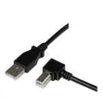 EFB Premium USB 2.0 kaabel A - nurk B isane-isane 1,0 m must