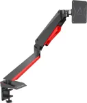Rockstable RS-MM008 Gaming Monitor Mount for 1 Monitor - Desk Clamp / Grommet Mount - 8 kg - 15 inch-32 inch - 100x100 mm - Black - Red