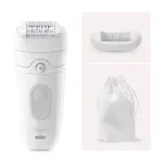 Epilaator Braun Silk-&eacute;pil 5 5-011 &mdash; aku, MicroGrip pintsetid, m&auml;rg ja kuiv, massaaž, valge