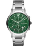 Armani AR11507 meeste kvartskronograafkell 43mm roostevaba teras sinine sihverplaat