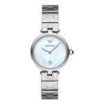 ARMANI naiste AR11235 kvartskell 32mm roostevabast terasest h&otilde;bedane