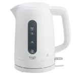Elektriline veekeetja Adler AD 1379w &mdash; 1,7 l, kuni 2200 W, valge, 360&deg; p&ouml;&ouml;ratav alus, pol&uuml;prop&uuml;leen