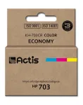 ACTIS KH-703CR tindikassett (asendus HP 703 CD888AE; Standard; 12 ml; v&auml;rviline)
