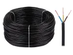 ELEKTROKABEL OMY 3x1,5 mm&sup2; 300/300V Painduv PVC elektrikaabel, must