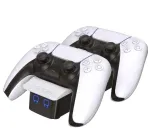 Venom Twin dokkimisjaam - laadimisalus - 3 v&auml;ljundporti (2 x dokipistik, USB)