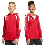 adidas Tiro 26 League Sweat Full Zip Hoodie lastele, punane KF9101 164cm