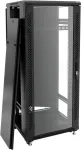 ROADINGER SSC-24 24U vabaltseisev terasest rack-kapp karastatud klaasuks, 600x600x1170 mm, 150 kg kandev&otilde;ime, must