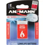 &Uuml;hekordne patarei Ansmann 9V Liitium
