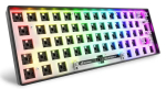 Mehaaniline kompaktne 60% klaviatuur Sharkoon SKILLER SGK50 S4 &mdash; Juhtmega USB, QWERTY saksa paigutus, RGB taustvalgustus, 1,5 m kaabel, must