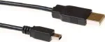 ACT SB2413 USB 2.0 kaabel 3 m USB-A isane - Mini-USB B isane must