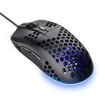 Trust GXT 928 HELOX, paremak&auml;eline, optiline, USB Type-A, 6400 DPI, must