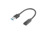 USB-kaabel Lanberg AD-UC-UA-03 USB 3.2 Gen 1 0,15 m