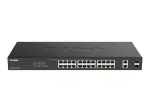 D-Link DGS-1100-26MPV2/E v&otilde;rgukommutaator hallatav L2 Gigabit Ethernet (10/100/1000) Power over Ethernet (PoE) must