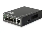 LevelOne RJ45-SFP Gigabit meediakonverteri l&uuml;liti, 2 x SFP, 1 x RJ45