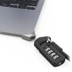 Compulocks Ledge adapter MacBook Air 15 tolli M2 M3 kombinatsioonlukuga kaablilukule, h&otilde;bedane