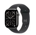 Nutikell Apple Watch Series 11 GPS + Cellular 42mm Slate Titaanist korpus Must Sport Rihm S/M