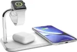 Zens Dual+Watch Aluminium Wireless Charger - Induktiivne laadimismatt + vahelduvvoolu toiteallikas