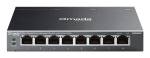 TP-Link Omada ES208GP v&otilde;rgul&uuml;liti hallatav L2 Gigabit Ethernet (10/100/1000) Power over Ethernet (PoE) DIN-liist must