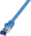 Logilink Professional Ultraflex - Paigalduskaabel - RJ-45 (M) kuni RJ-45 (M) - 0,25 m - 6 mm - S/FTP - Cat.7 toorkaabel (kaabel) / CAT 6a (pordid) - Halogeenivaba, vormitud, konksuvaba - Sinine, R