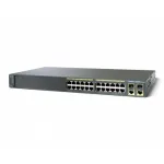 Hallatav L2 Fast Ethernet PoE l&uuml;liti Cisco C2960-24LC-S &mdash; 24x 10/100 RJ‑45, PoE, 1U, taastatud