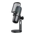 Mikrofon Onikuma M-730 RGB (must) &mdash; USB/PC m&auml;ngurimikrofon RGB-valgustusega