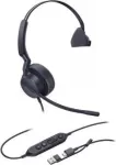 Yealink UH42 Mono 1308240 peakomplekt &ndash; USB-C/USB-A &ndash; monofooniline &ndash; m&uuml;rasummutusega &ndash; 35 mm k&otilde;lar &ndash; lairibaheli &ndash; p&ouml;&ouml;ratav k&otilde;rvaklapp &ndash; must