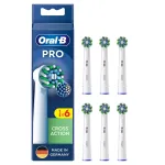 Oral-B CrossAction 6 tk Valge
