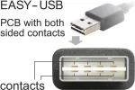 USB-kaabel DeLOCK 85201 USB 2.0 3 m Valge