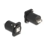 DeLOCK D-t&uuml;&uuml;pi moodul USB 2.0 Type-B-pesa pesa Type-A emasele pesale must