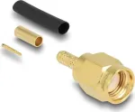 DELOCK SMA presspistik 91780 RG-174 / RG-316 koaksiaalkaabli jaoks koos termokahaneva &uuml;mbrisega