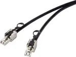 Renkforce RF-4538216 v&otilde;rgukaabel Must 0,5 m Cat6a S/FTP (S-STP) (RF-4538216)