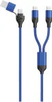 USB-kaabel 2GO 797366 1,2 m USB A/USB C 2 x USB C must sinine