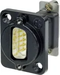 Neutrik NADB9MF-B kaabeladapter VGA must - roostevaba teras (NADB9MF-B)