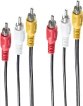 Video kaabliadapter ShiverPeaks BS90024-5 5m 3 x RCA