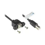 Good Connections USB2.0 pikendus A-sisseehitatav B 0,3m