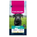 Kuiv koeratoit EUKANUBA Adult Large Chicken 15 kg &mdash; t&auml;iskasvanud suurt t&otilde;ugu koertele m&otilde;eldud t&auml;isv&auml;&auml;rtuslik kuivtoit, kana, 15 kg