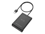Conceptronic BIAN11B kahe liidesega nutikas ID-kaardilugeja, USB 2.0, l&auml;hiv&auml;ljaside (NFC), 1 m, must, 100 g